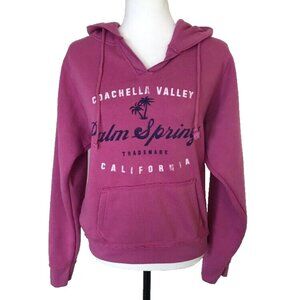 SALT CREEK Sweatshirt Hoodie Womens Small Pink Palm Springs Coachella Valley